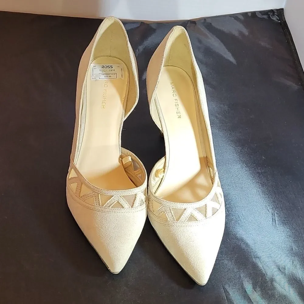 BRAND NEW MARC FISHER D'ORSAY LOW HEEL WOMEN'S PUMP